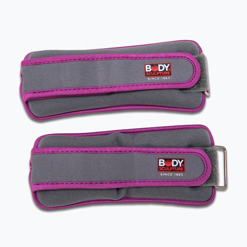 Тежести за китки Body Sculpture Bb 2700U 2 x 0,5 kg grey/purple 2