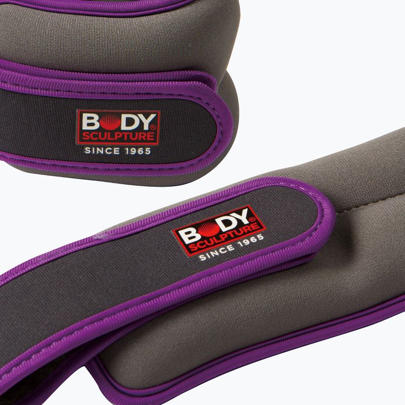 Тежести за китки Body Sculpture Bb 2700U 2 x 0,5 kg grey/purple 3