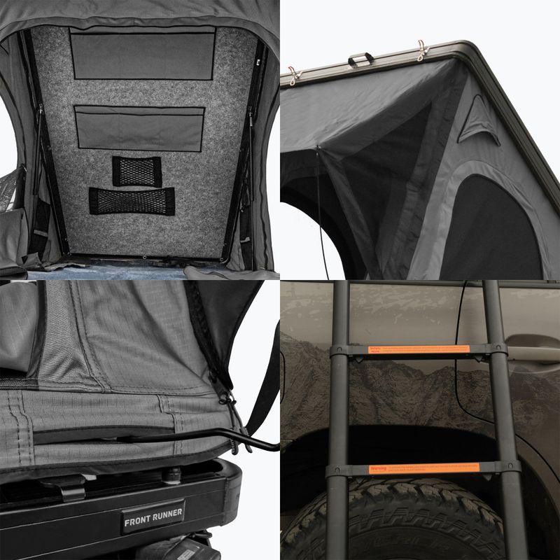 Покривна палатка 2-местна OFFLANDER Triangle Slim Wolf black 7