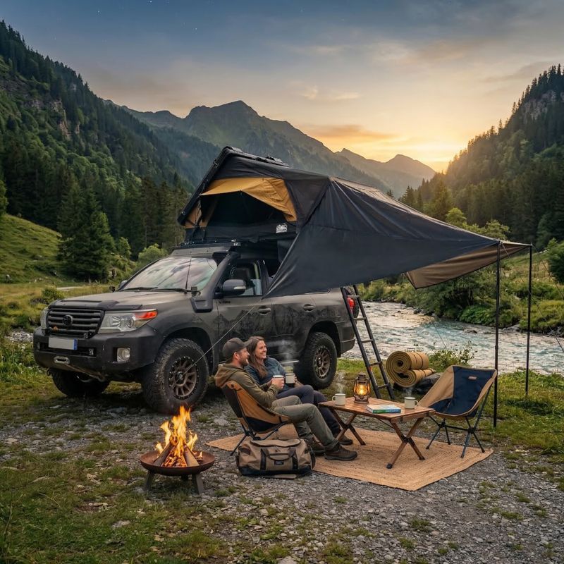Навес за палатка OFFLANDER Fold E 150 do namiotu black 3