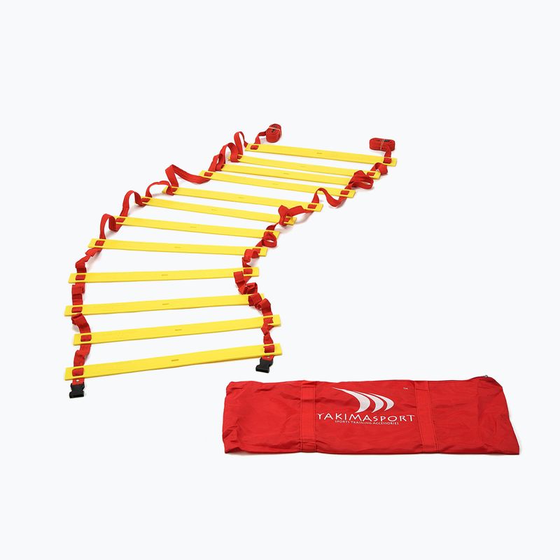 Yakimasport координационна стълба 100125 жълто-червена 6
