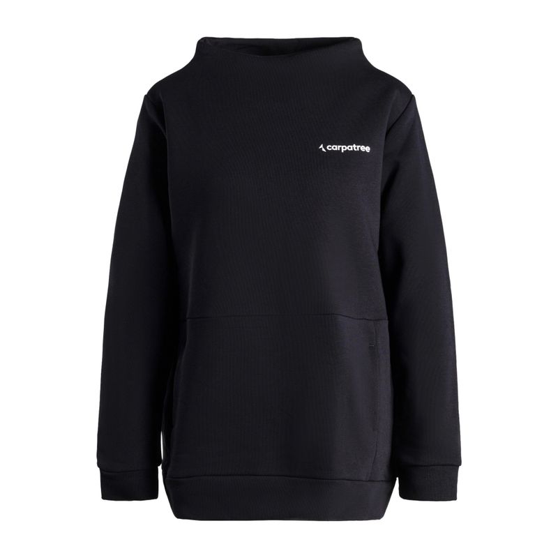 Дамски суитшърт Carpatree Funnel Neck Black CPW-FUS-1043-BL
