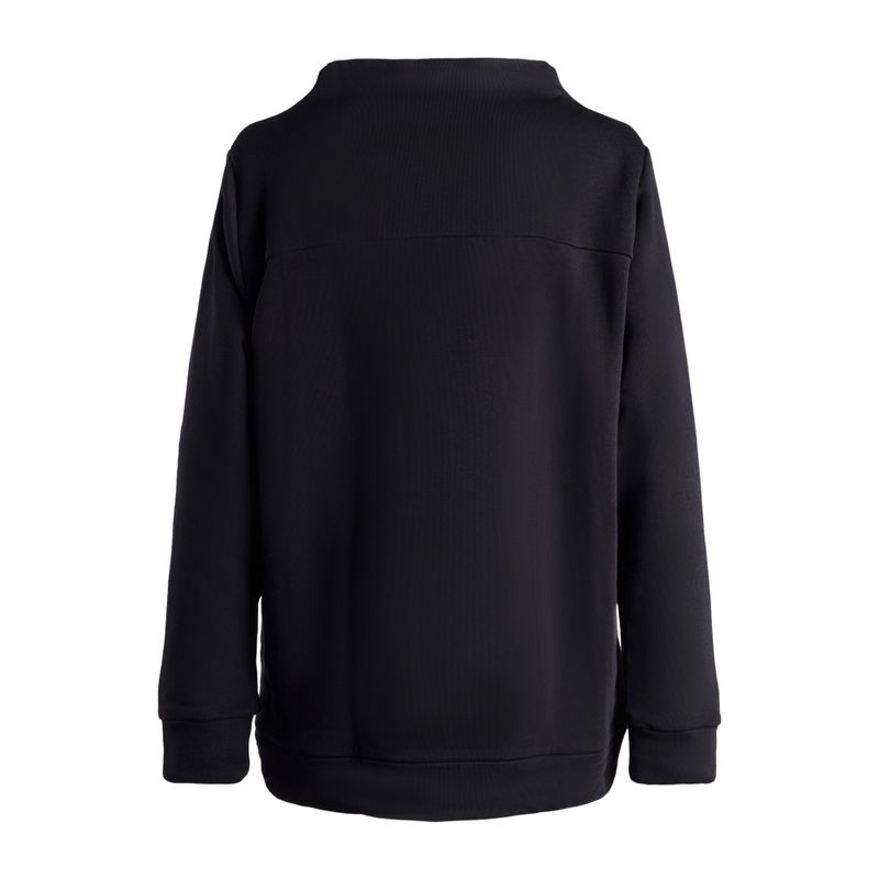 Дамски суитшърт Carpatree Funnel Neck Black CPW-FUS-1043-BL 2