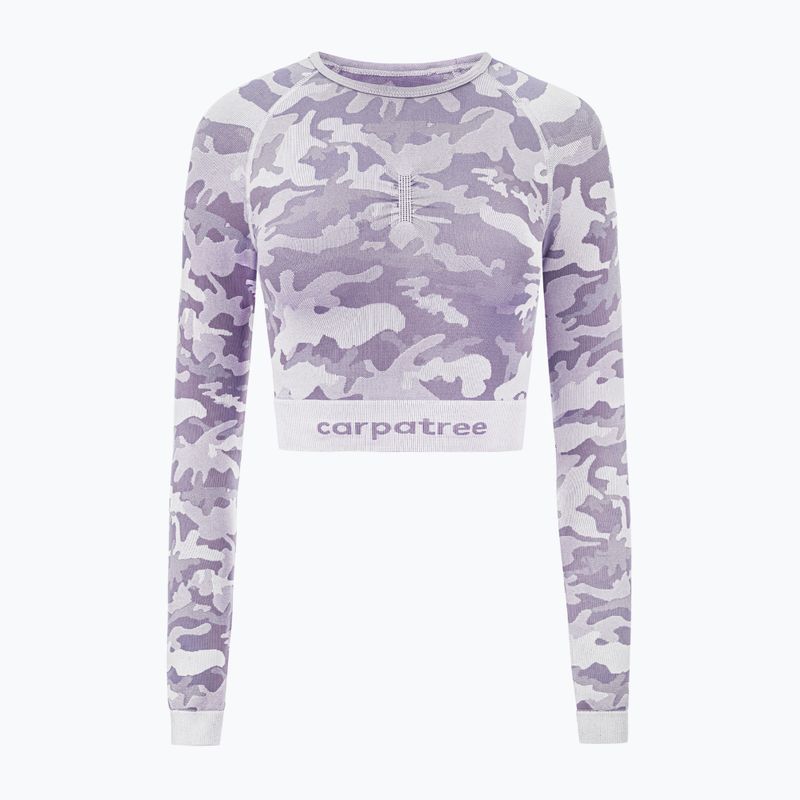 Дамски топ за тренировка Carpatree Camo Seamless purple 5