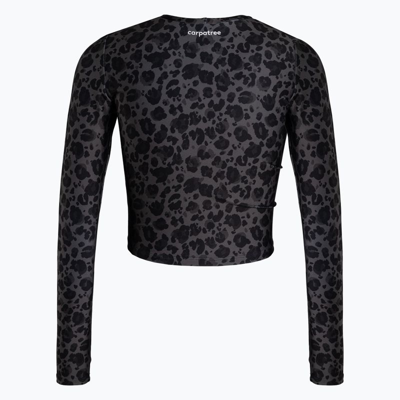 Дамска тениска Carpatree Gaia Thermoactive Panter LS black-grey 2