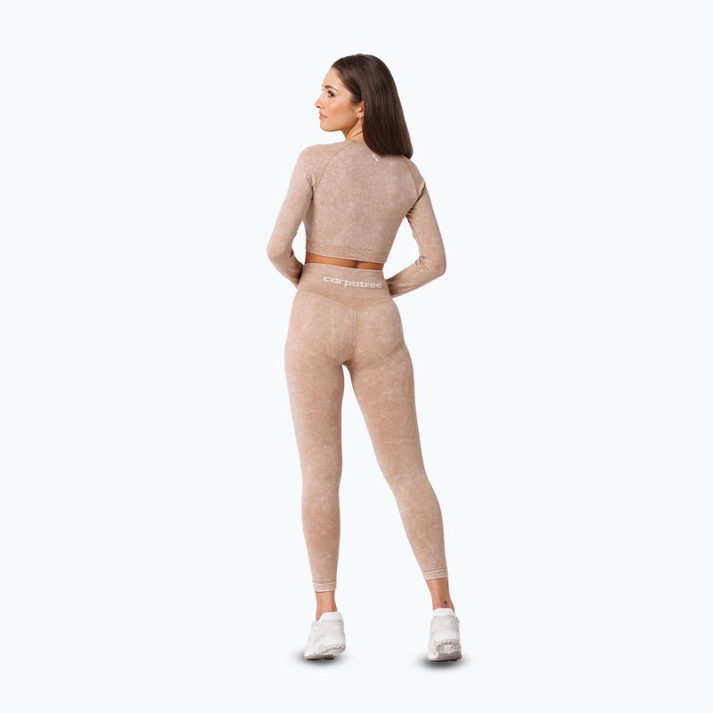 Спортна блуза с дълъг ръкав Carpatree Yasmine Seamless beige stone wash 3