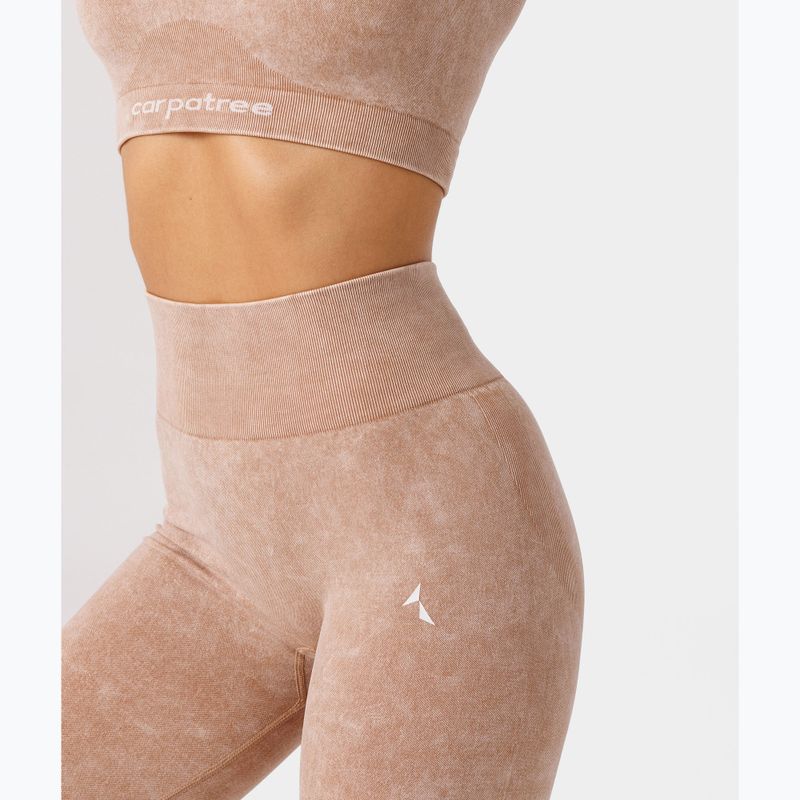 Дамски клинове за тренировка Carpatree Yasmine Seamless beige stone wash 5