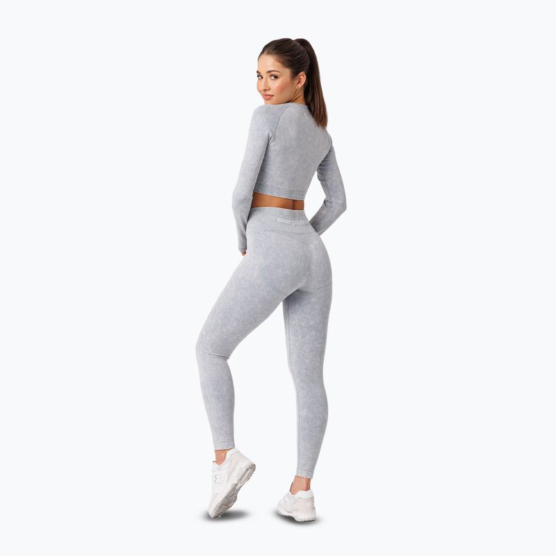 Дамски клинове за тренировка Carpatree Yasmine Seamless blue stone wash 4