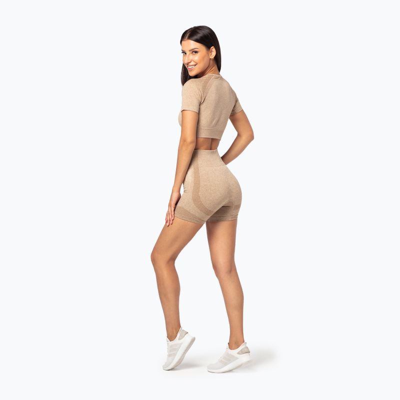 Дамски къси панталони Carpatree Vibe Seamless beige melange 2