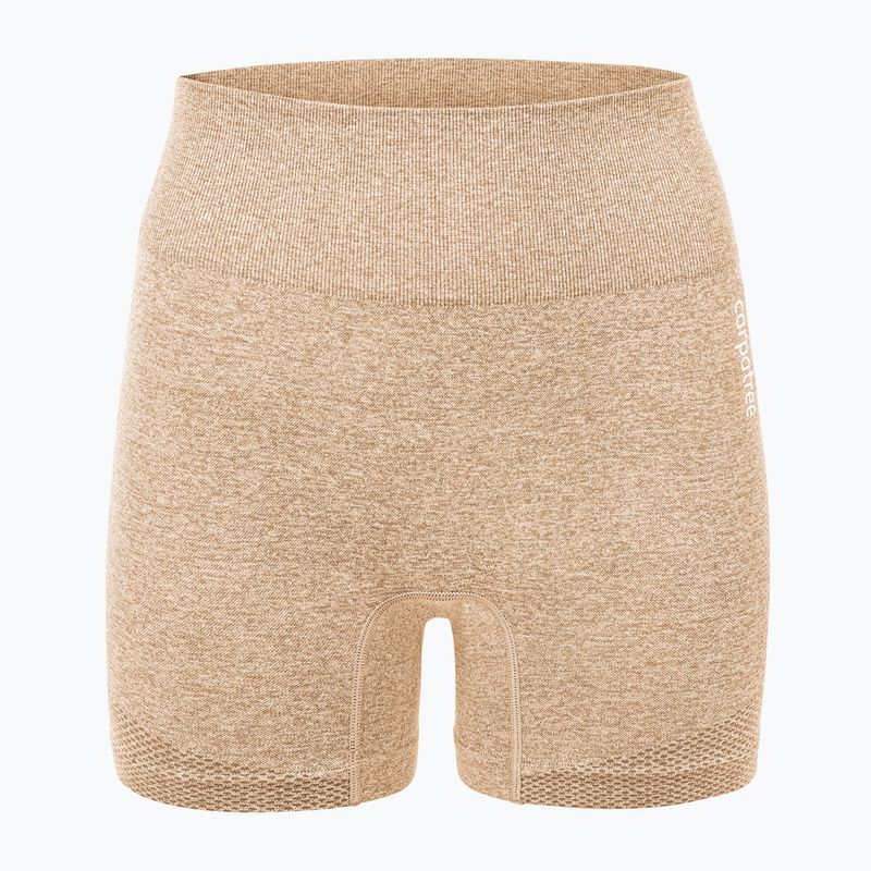 Дамски къси панталони Carpatree Vibe Seamless beige melange 5