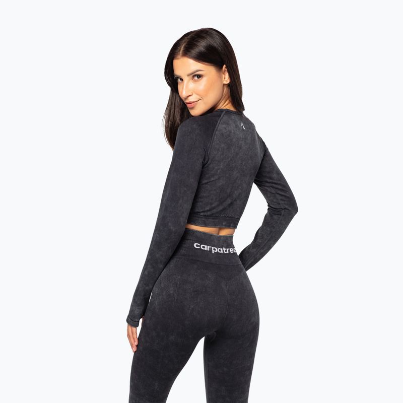 Дамски тренировъчен топ Carpatree Yasmine Seamless Longsleeves black 3