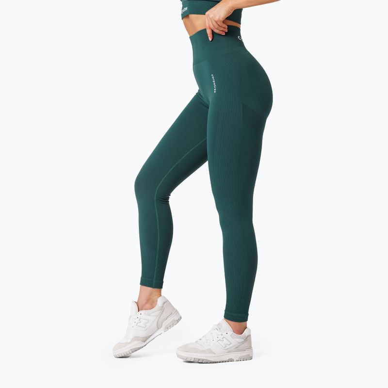 Дамски тренировъчен клин Carpatree Allure Seamless forest green 4