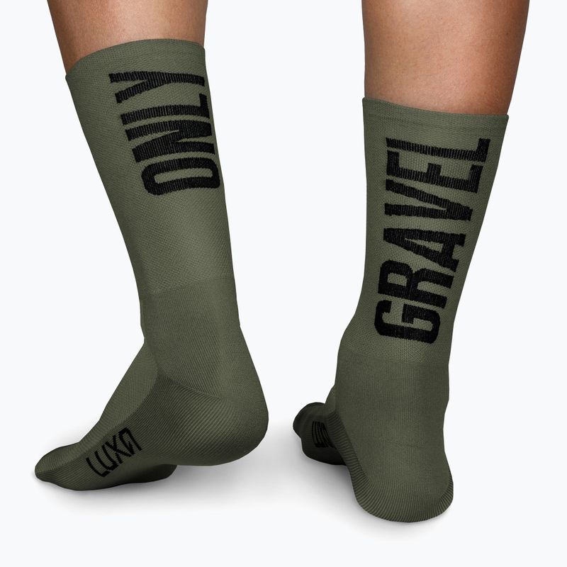 Чорапи за велосипед LUXA Only Gravel green LAM21SOGK1S 2