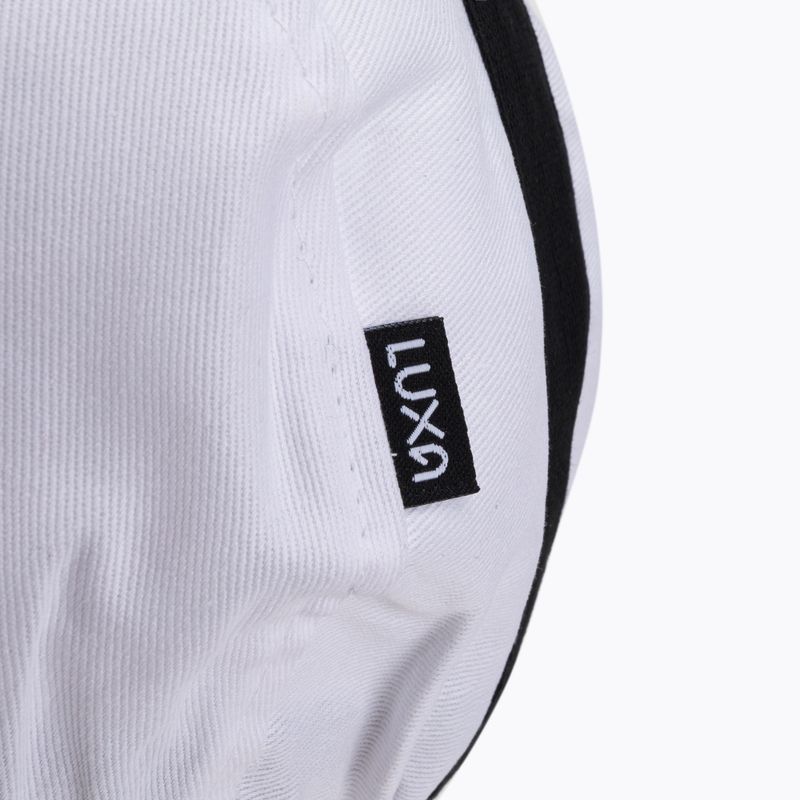 LUXA Classic Stripe бейзболна шапка бяло и черно LULOCKCSW 8