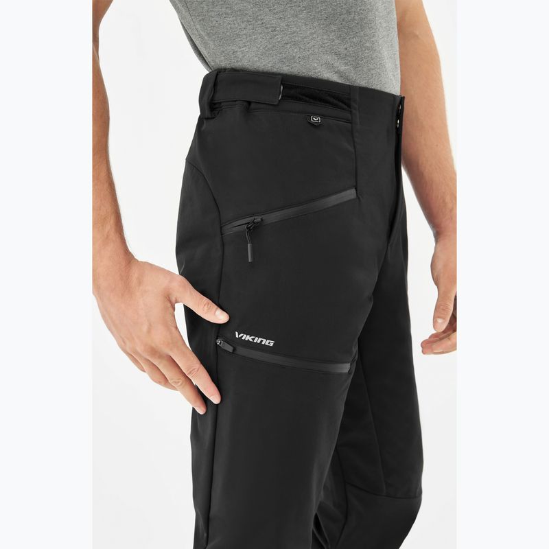 Mъжки панталони за трекинг Viking Expander Warm black 5