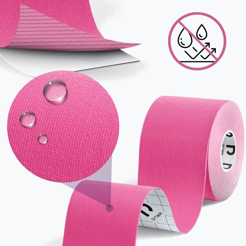 Кинезио лента DrTape pink 3