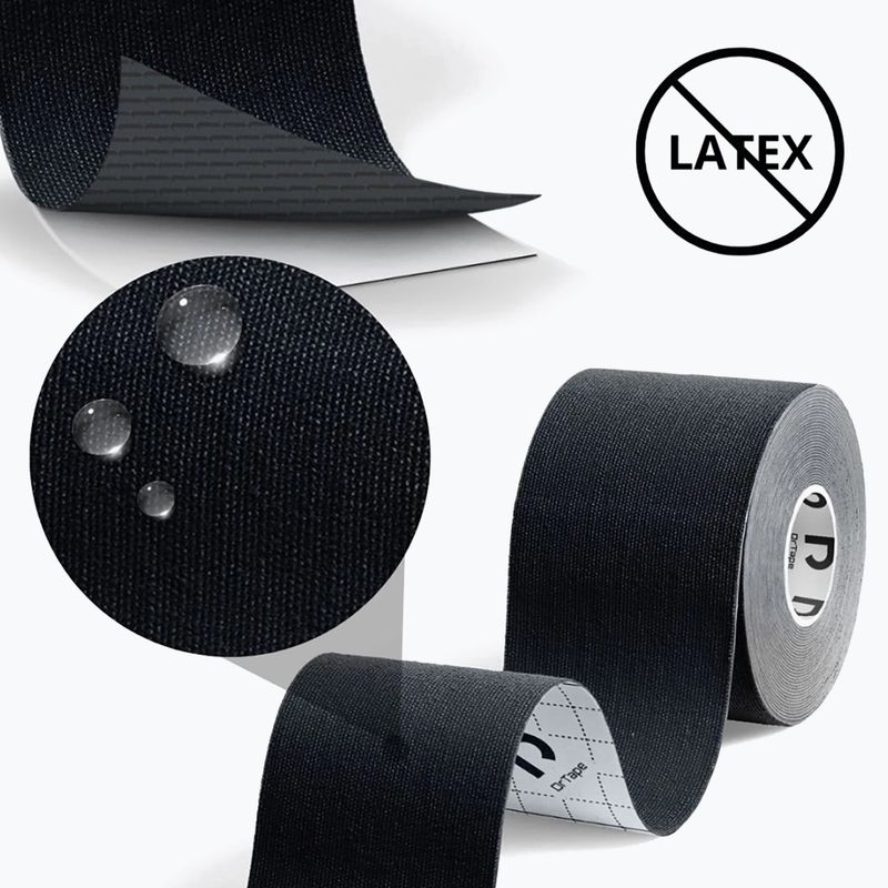 Кинезио лента DrTape black 3