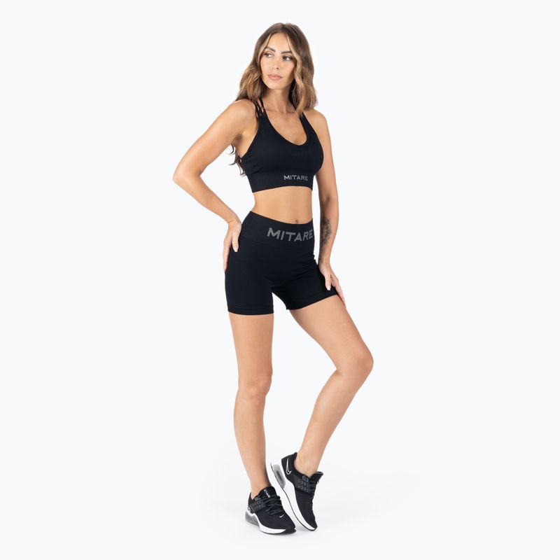 Дамски шорти за тренировка MITARE Push Up Sunny черни K115 2