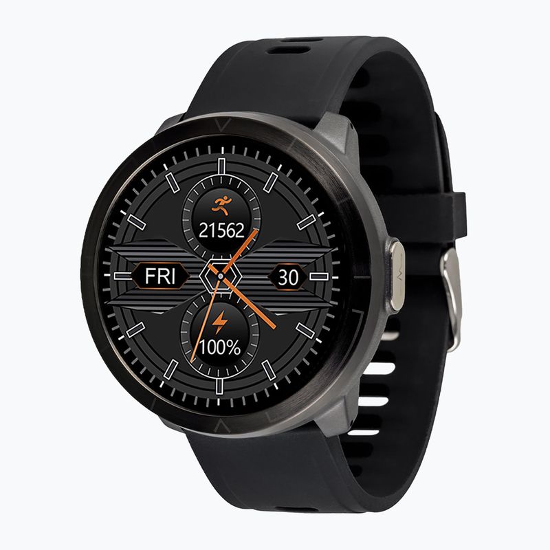 Часовник Watchmark WM18 black silicone 4