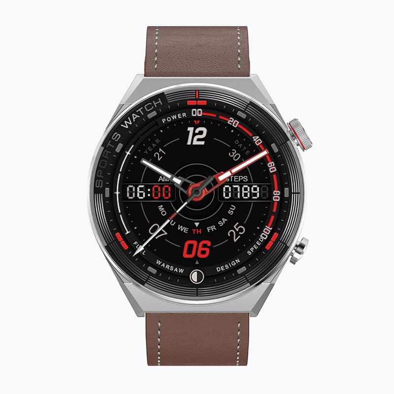 Часовник Watchmark Maverick silver/brown 2