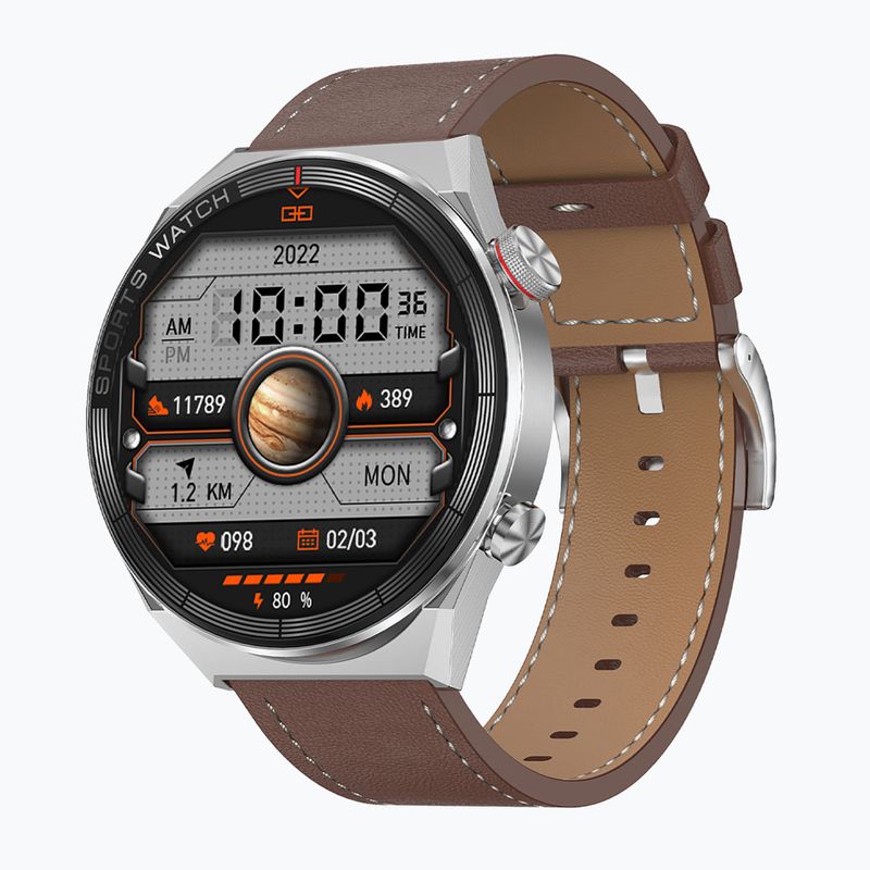 Часовник Watchmark Maverick silver/brown 6