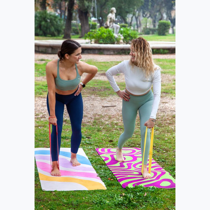 FORCEBAND Mini Band комплект ленти за упражнения от плат 5 бр. + електронна книга многоцветен 12