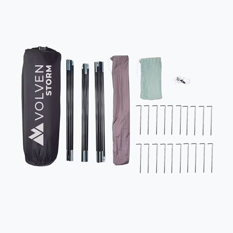 Палатка за трекинг 3-местна Volven Storm green 5