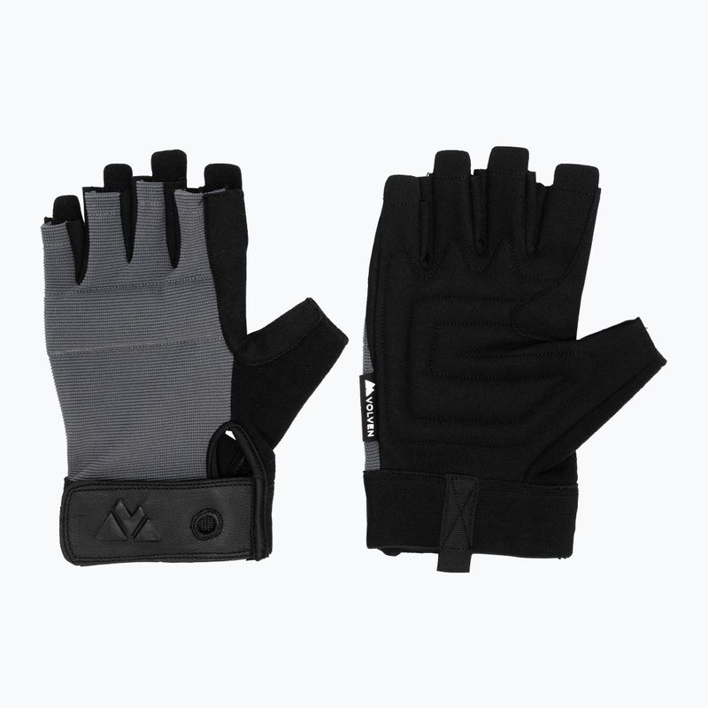 Ръкавици за катерене Volven Ferrata Half Finger gray