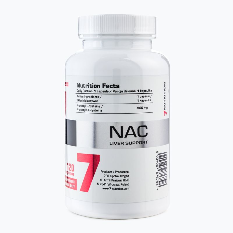 Добавка 7Nutrition NAC 500mg 120 капсули NU7876798 3