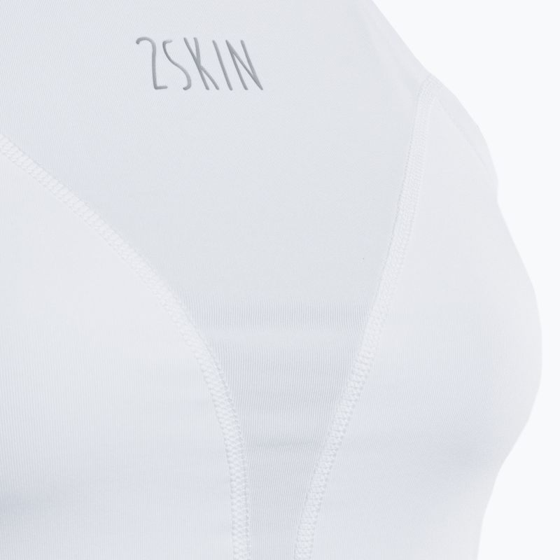 Дамски тренировъчен топ 2skin Crop Top White 2S-61305 3