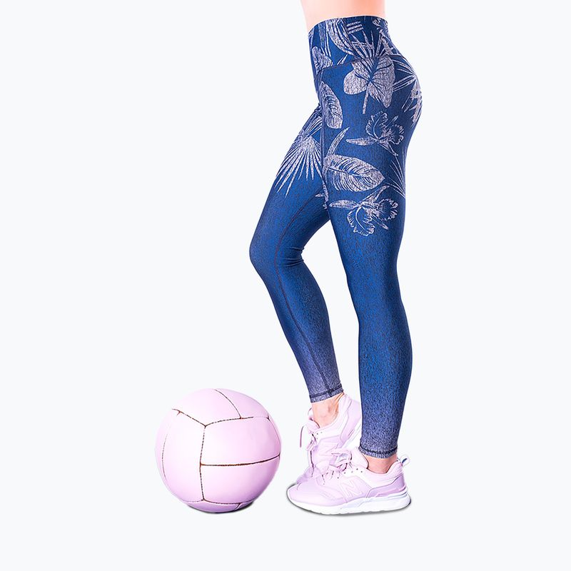 Дамски клинове за тренировка 2skin Ombre Jungle Navy navy 2S-62159 6
