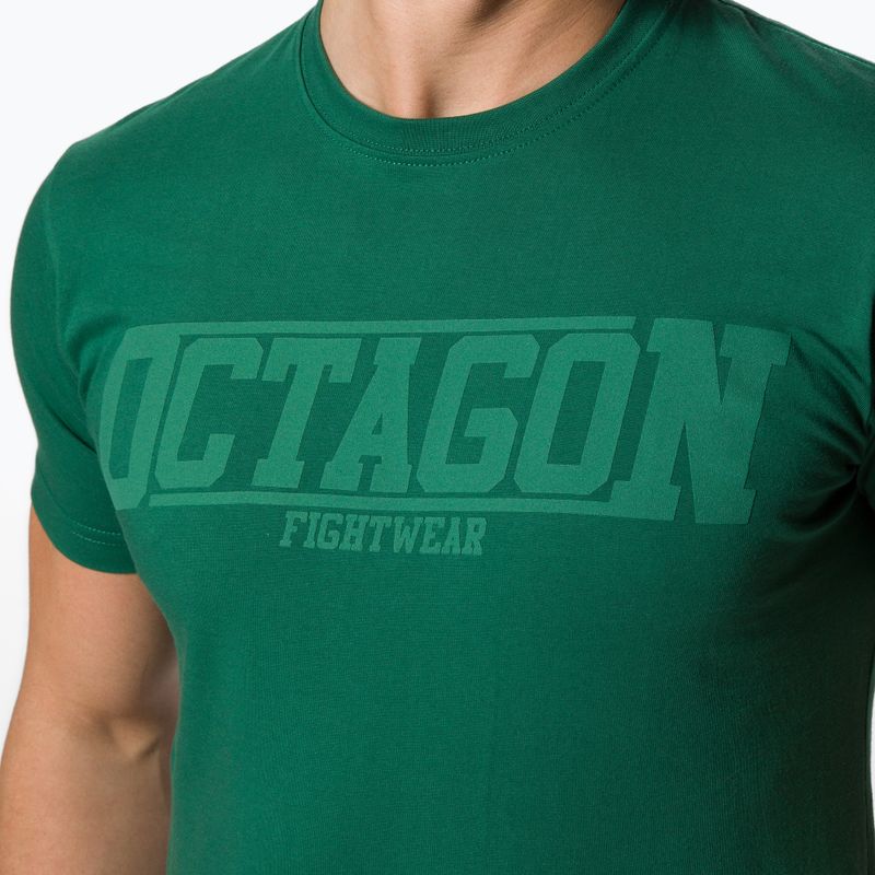 Мъжка тениска Octagon Fight Wear зелена 4
