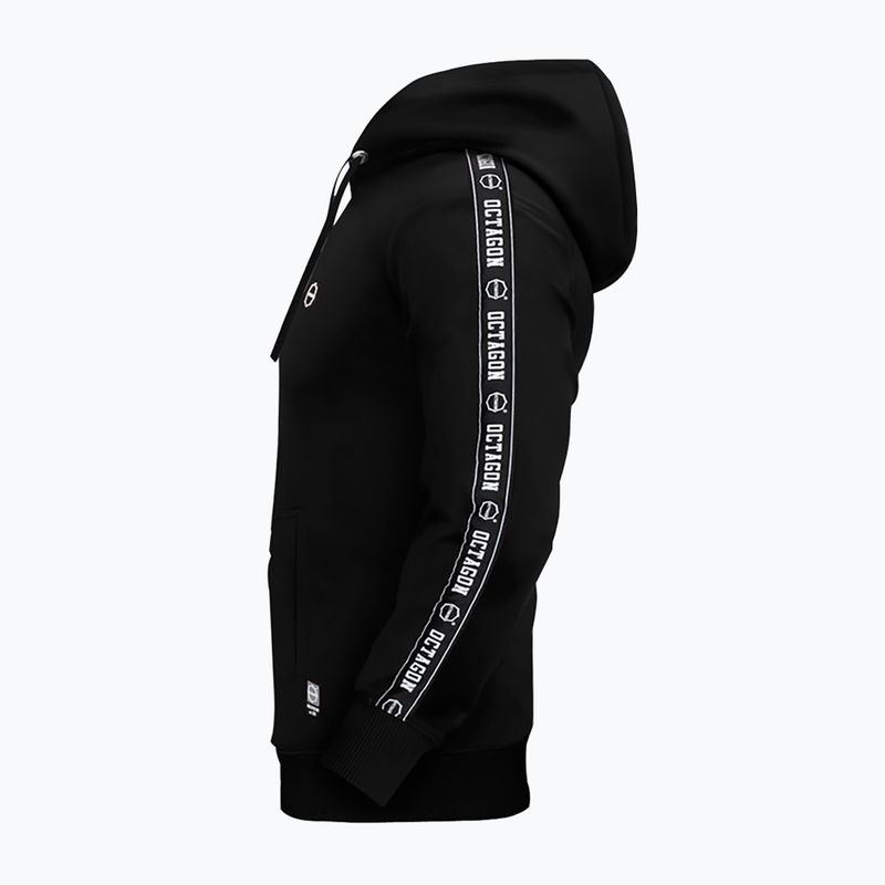 Мъжка блуза с качулка Octagon Stripe black 2
