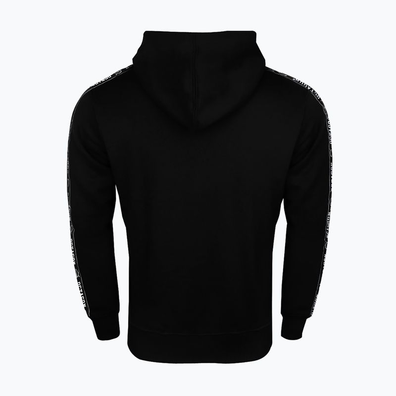 Мъжка блуза с качулка Octagon Stripe black 3