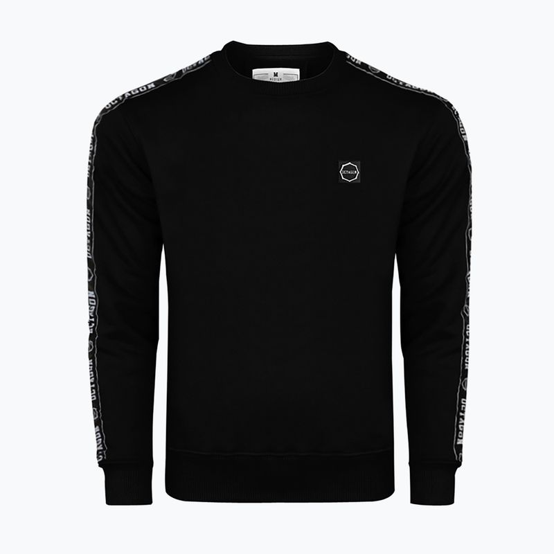 Мъжки суитшърт Octagon Stripe black