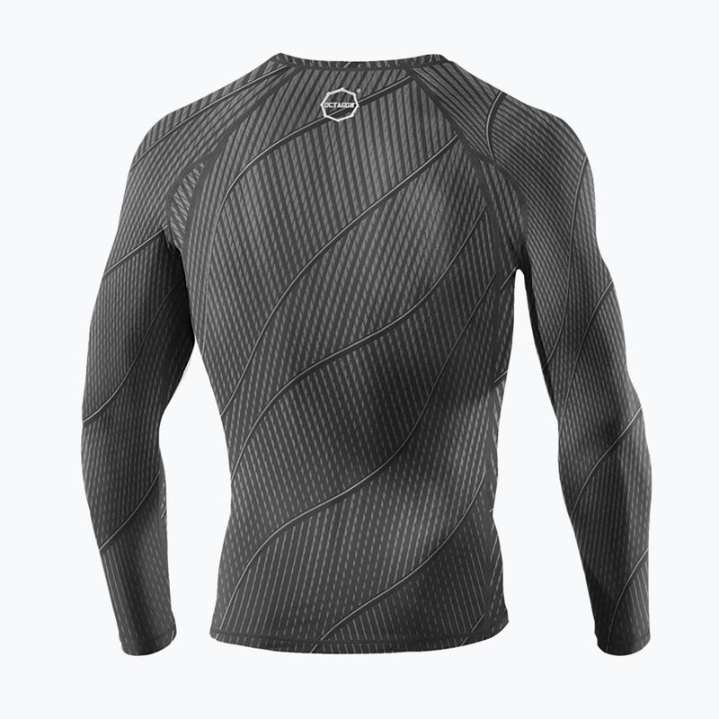 Octagon Voyager мъжки Rashguard с дълъг ръкав сив 6