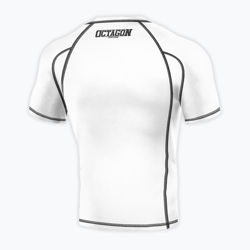 Мъжки рашгард Octagon Premium Fight Wear, бял 2