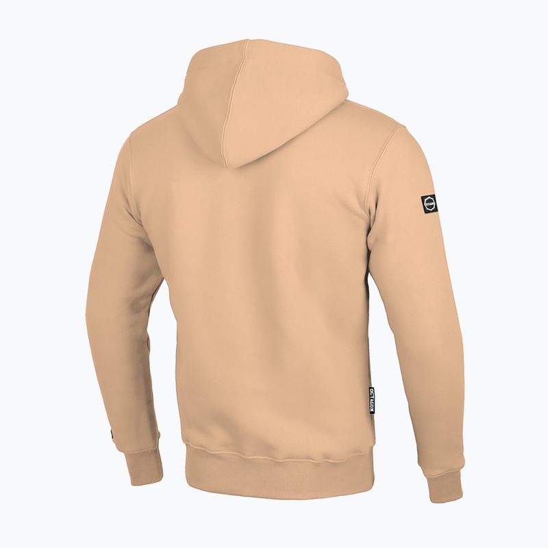 Мъжки суитшърт Octagon Small Logo бежов 2