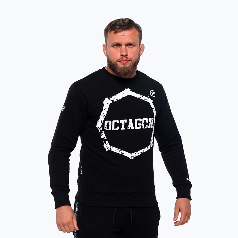 Мъжки суитшърт Octagon Teeth black