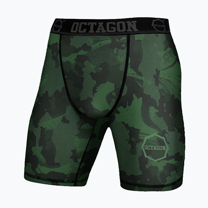 Мъжки шорти за компресия Octagon Camo Forest каки