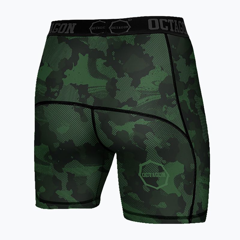 Мъжки шорти за компресия Octagon Camo Forest каки 2