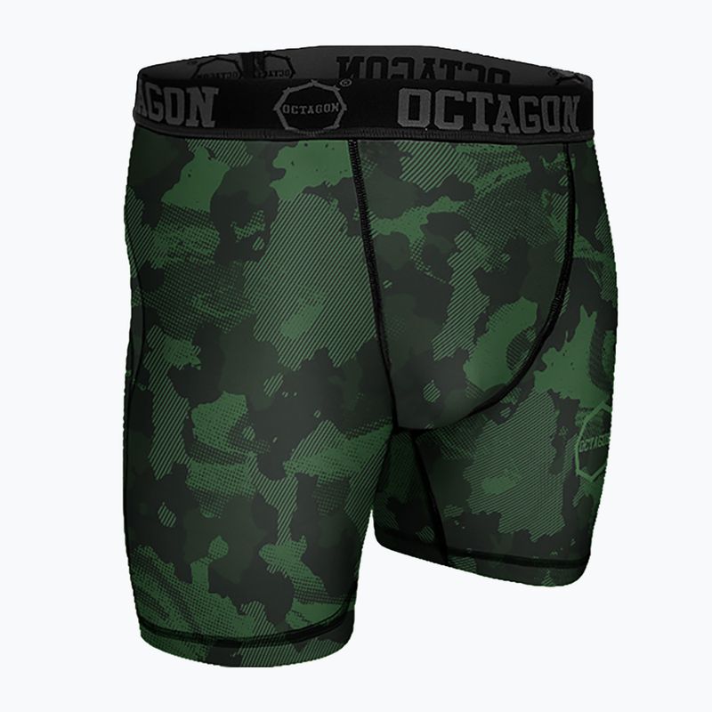 Мъжки шорти за компресия Octagon Camo Forest каки 3