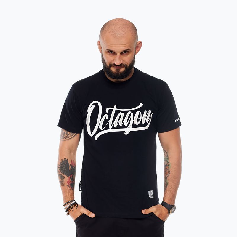 Мъжка тениска Octagon Retro black