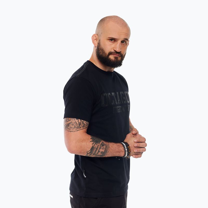 Мъжка черна тениска Octagon FW Straight 3