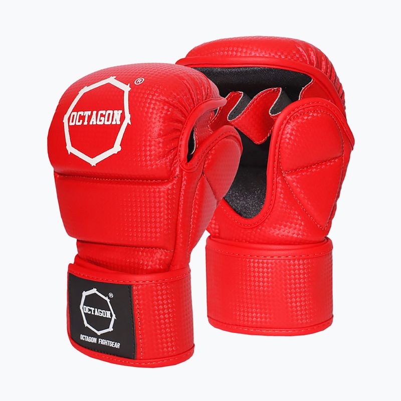 ММА ръкавици за спаринг Octagon Kevlar червени