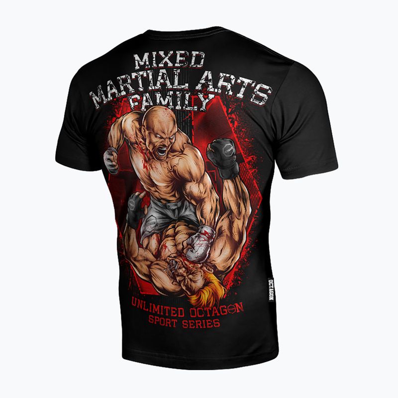 Octagon MMA Family черна мъжка тениска 2