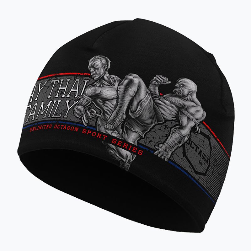 Зимна шапка Octagon Muay Thai черна 2
