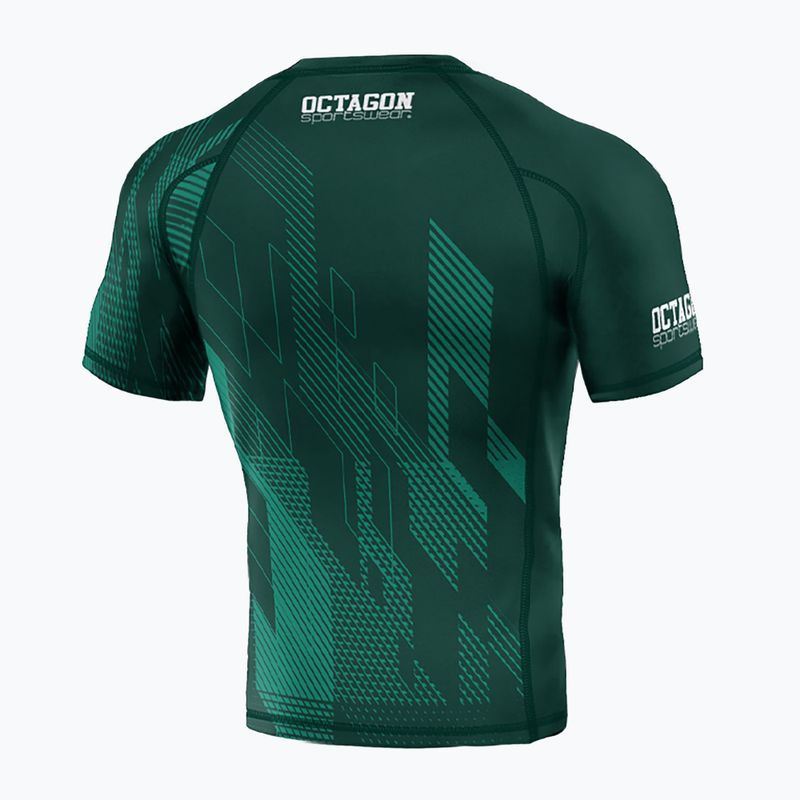 Мъжки рашгард Octagon Diamond Premium Rashguard тъмнозелен 2