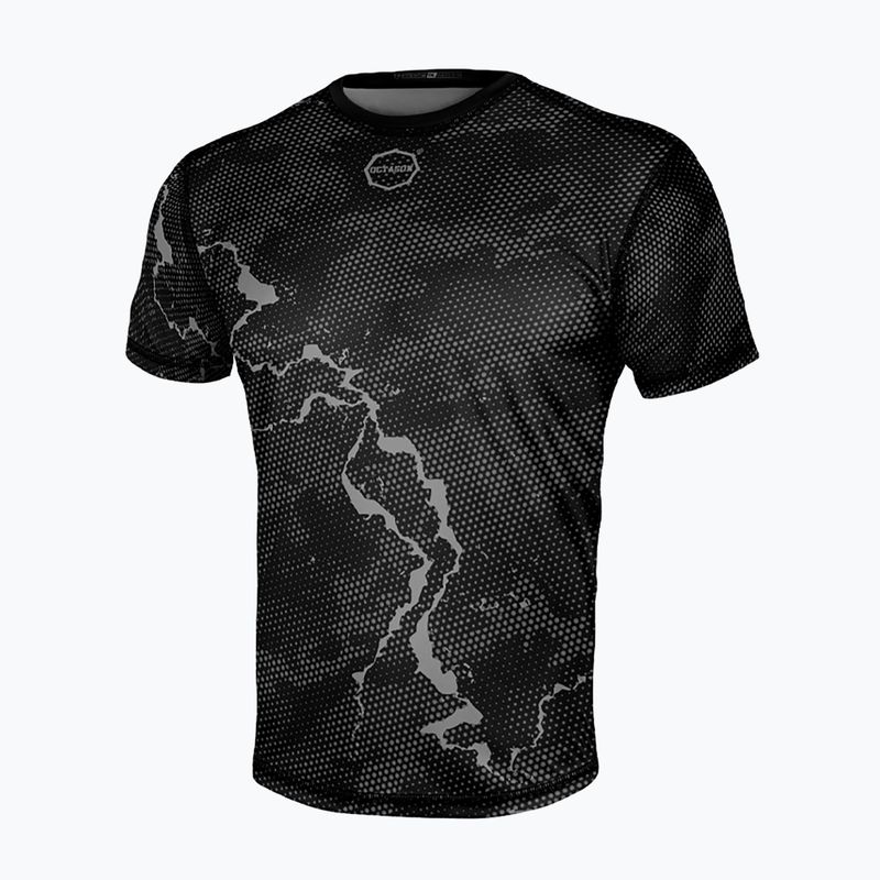 Мъжка тренировъчна тениска Octagon Marble Camo camo grey