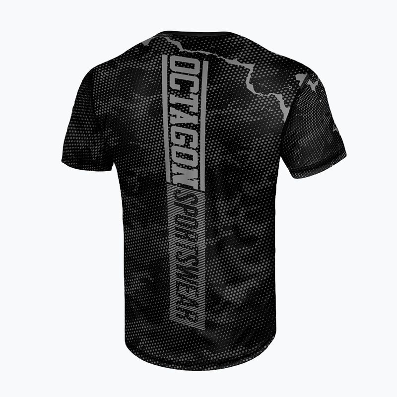 Мъжка тренировъчна тениска Octagon Marble Camo camo grey 2